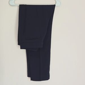 J. Crew Navy Crepe Trousers.